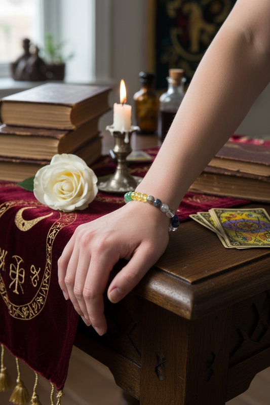 Libra Zodiac Crystal Bracelet