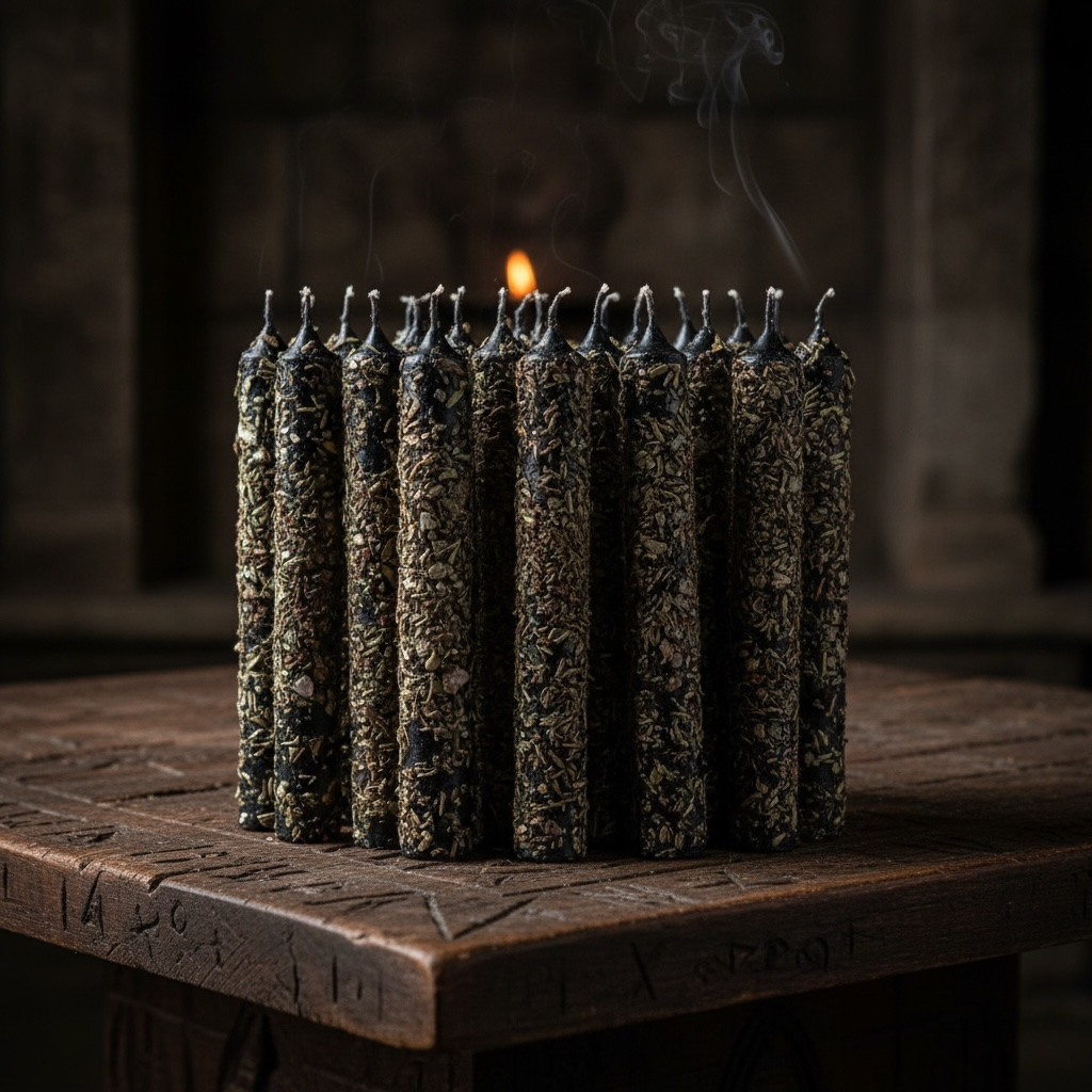 Energized Black Chime Candles (4” Set of 11)