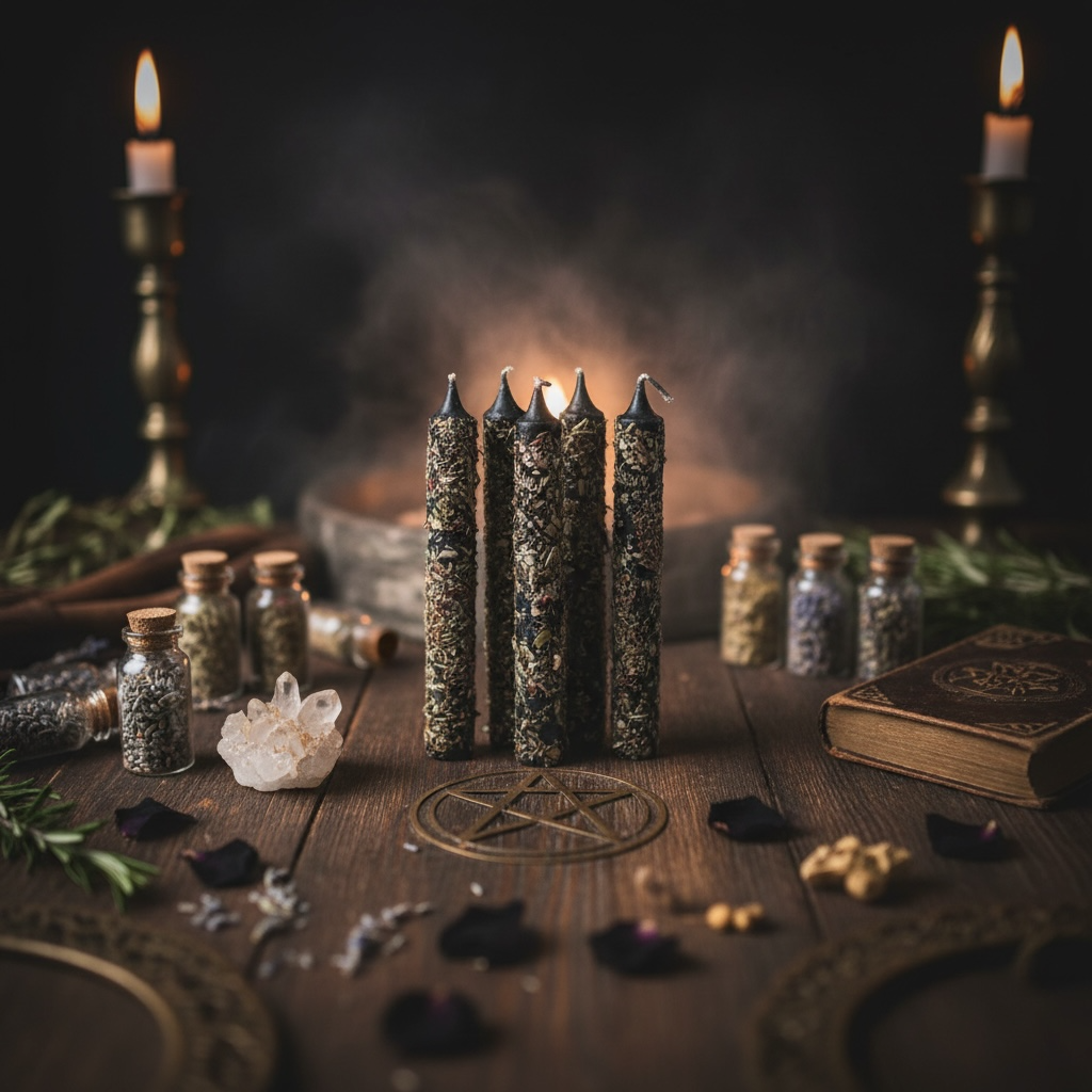 Energized Black Chime Candles (4” Set of 11)
