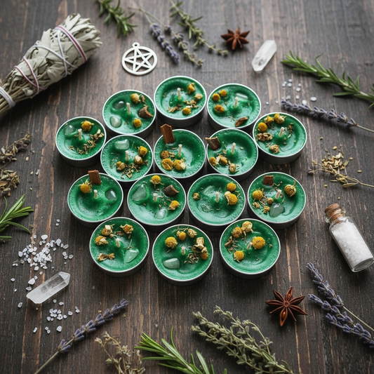 Energized Green Tea Light Candles (Set of 11)