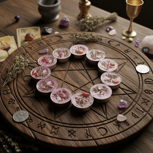 Energized Pink Tea Light Candles (Set of 11)