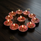 Energized Pink Tea Light Candles (Set of 11)