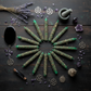Energized Green Chime Candles (4” Set of 11)