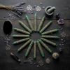 Energized Green Chime Candles (4” Set of 11)