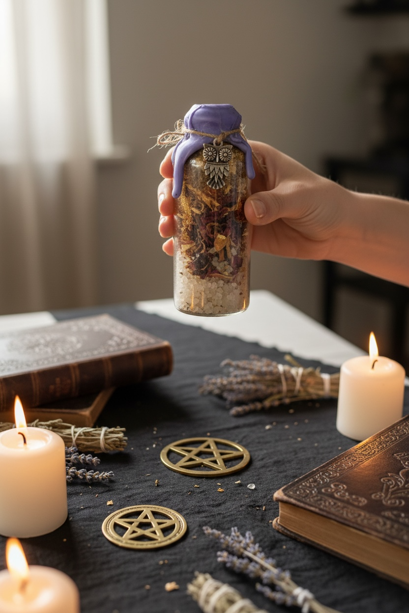 Venus Rising Magnetic Aura Spell Jar