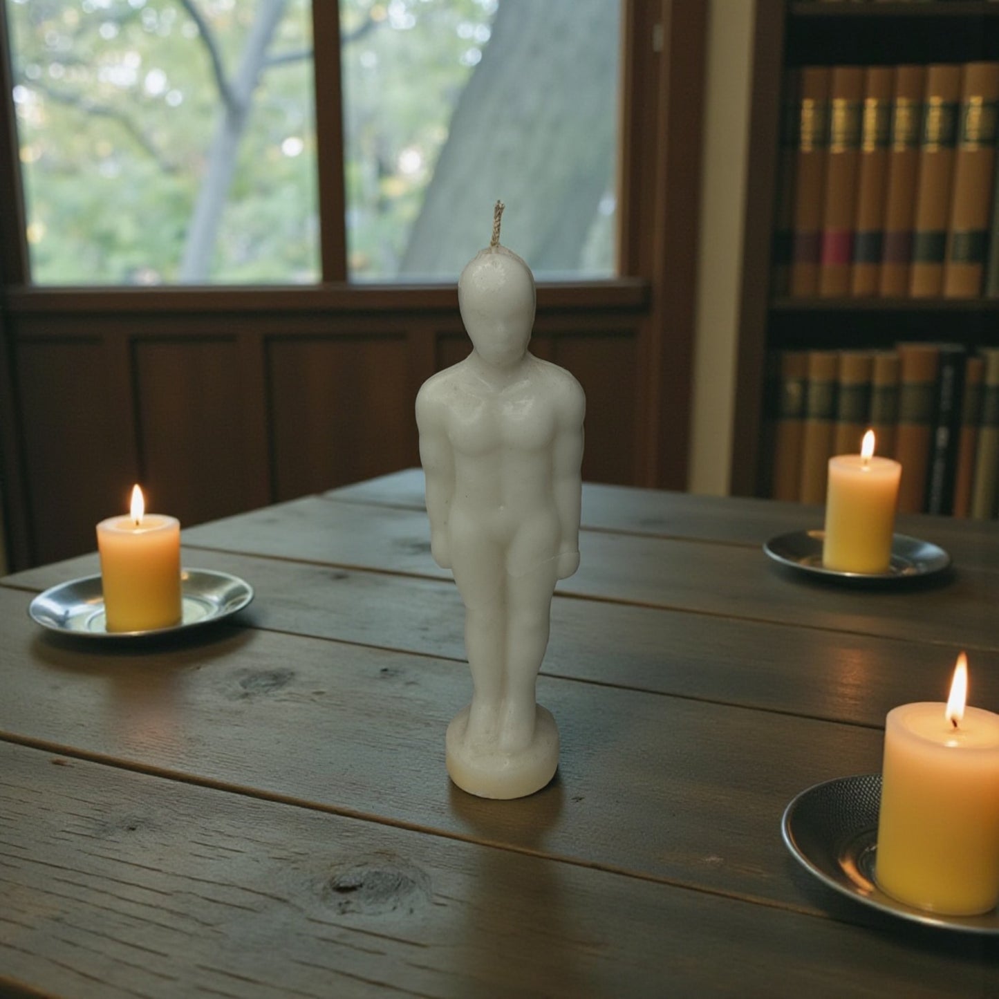White Male Spell Candle